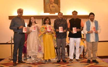 LAUNCH OF POETRY COLLECTION 'TUM THAKUR MERE ' AT ASHOK CLUB