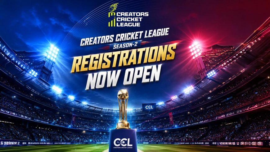 Creators Cricket League S2 Registration Starts